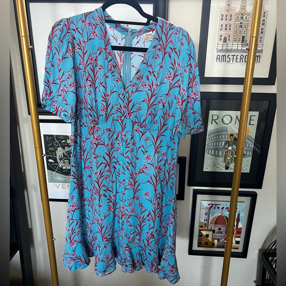 Shoshashanna - blue dress - 12